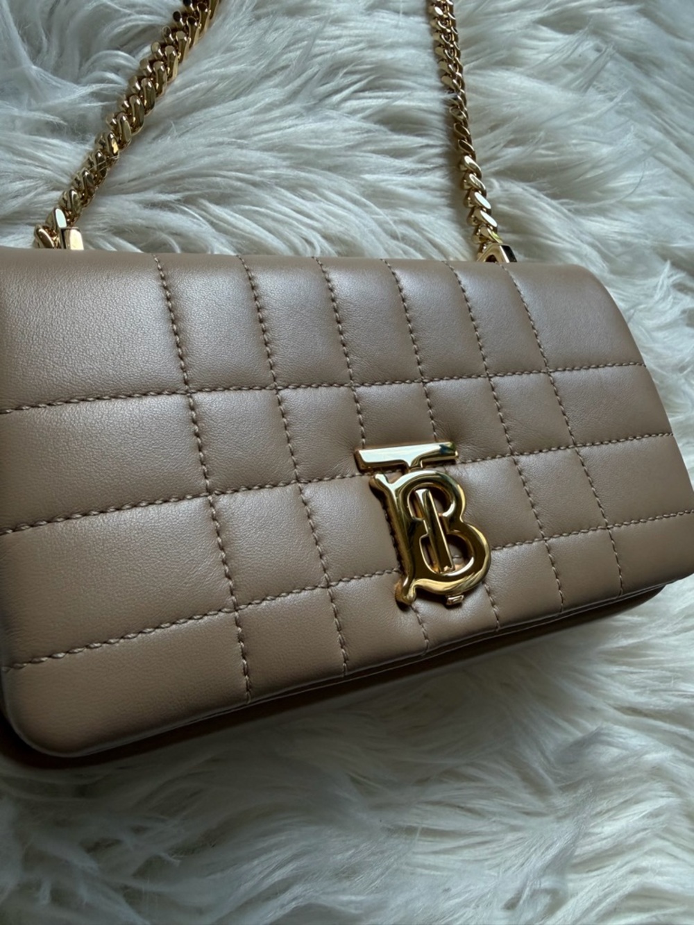 Burberry leather chain cross body bag - Picture 4 of 16